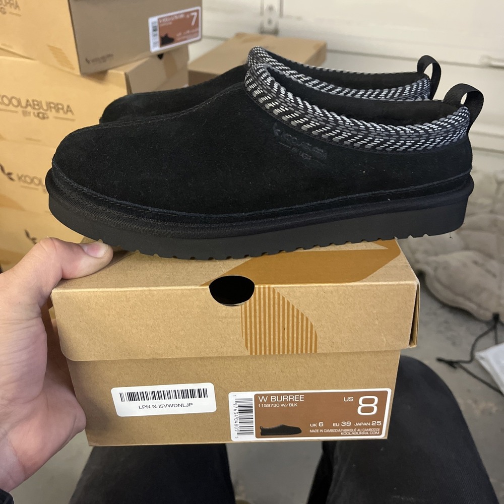 KOOLABURRA BY UGG Burree Slipper Women's Size US 8 Black